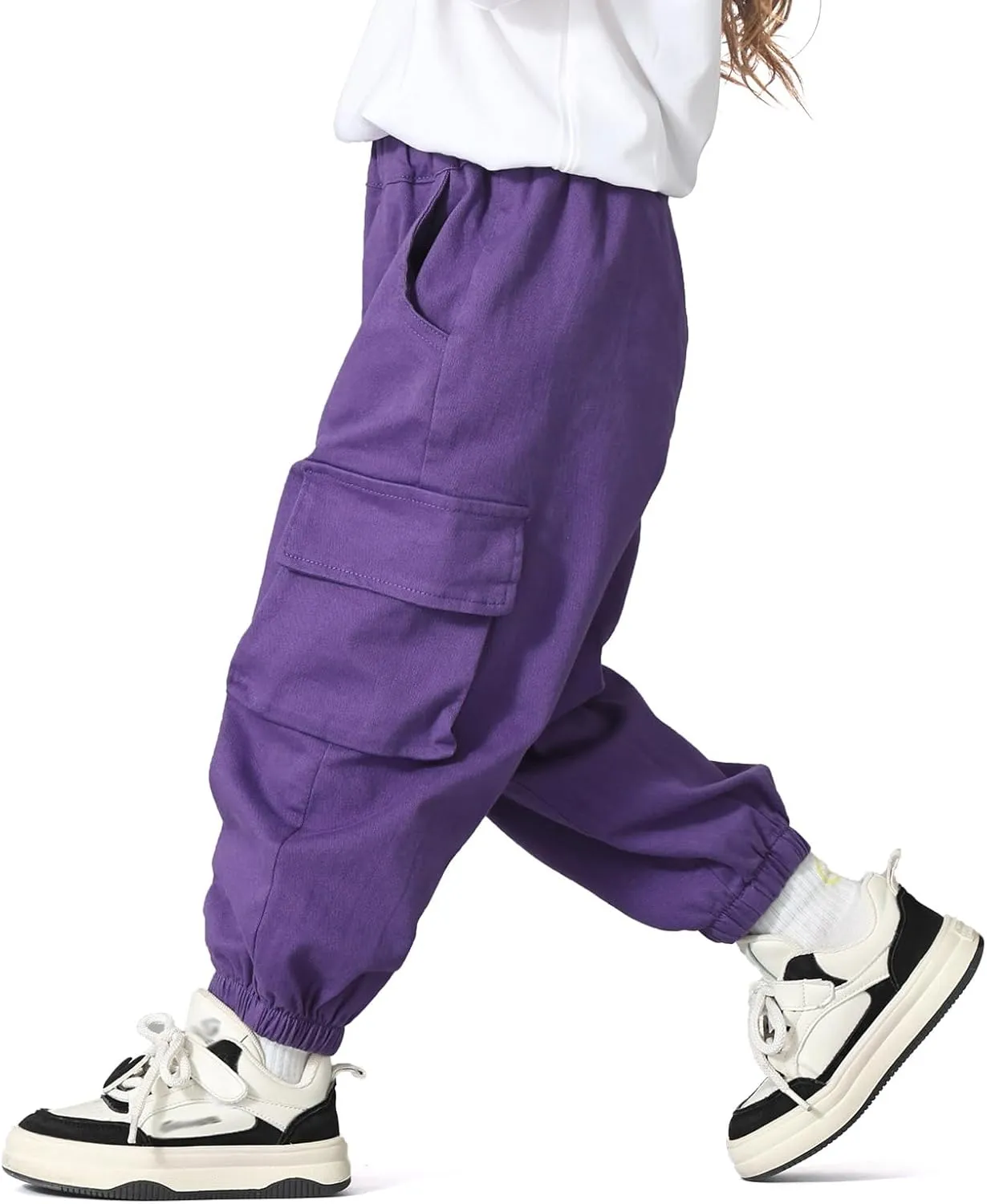 MINI PANDA Toddler Pants Girls&Boys，Stretch Twill Chino Toddler Pants