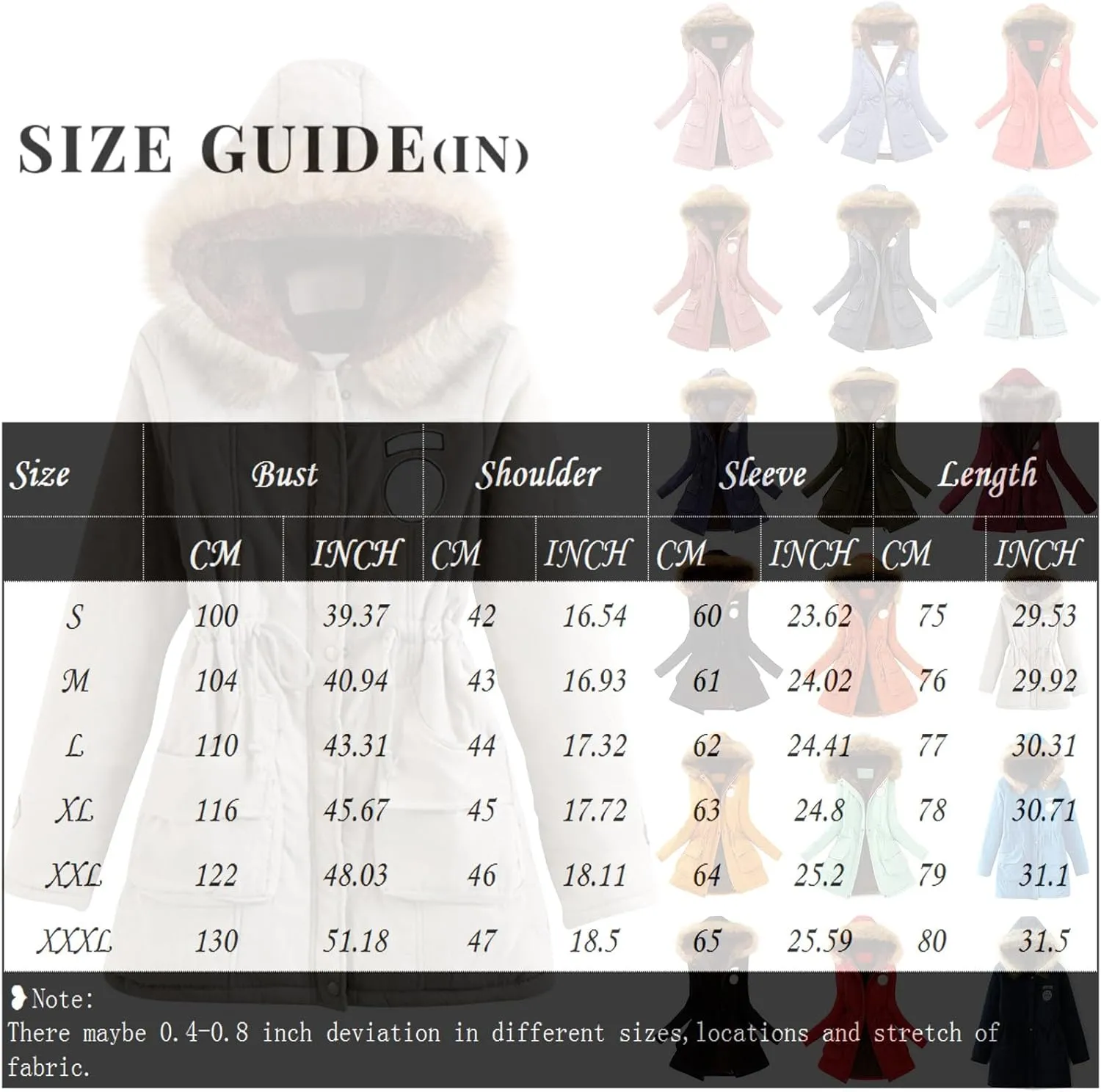 OIOLOYJM Women's Winter Coat