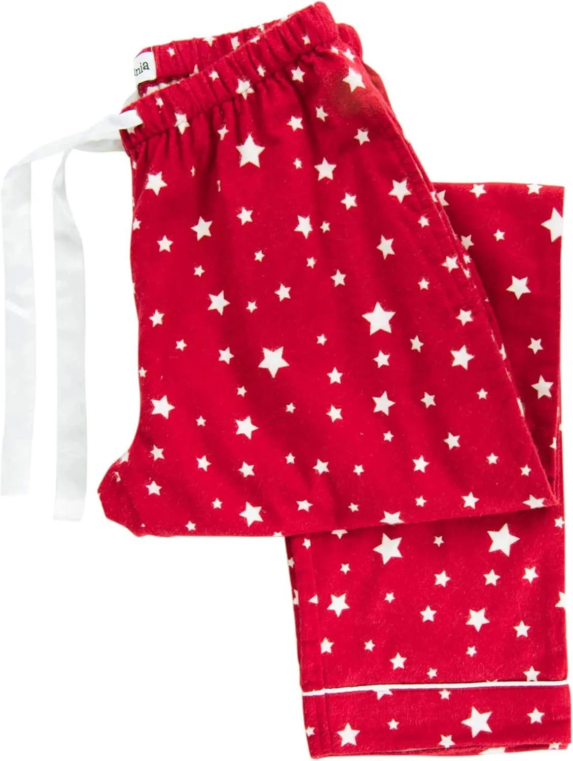 PajamaMania Women's Cotton Flannel Pajama PJ Pants with Pockets
