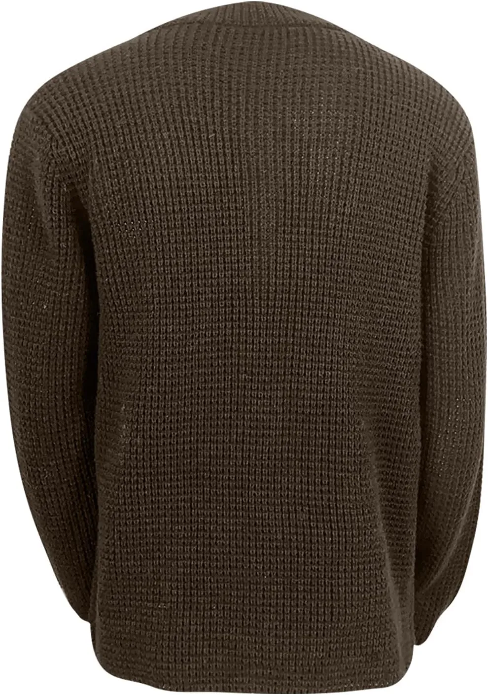 RTRDE Mens Cardigan Sweater Jackets Long Sleeve Shawl Collar Buttons Down Cable Knit Cardigan Sweater Casual, S-3XL