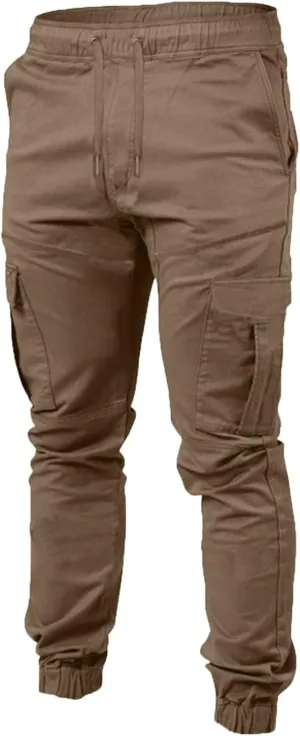 RTRDE Men's Tactical Cargo Pants Winter Jogger Pants Pockets Snow Ski Water Resistant Hiking Pants, M-3XL