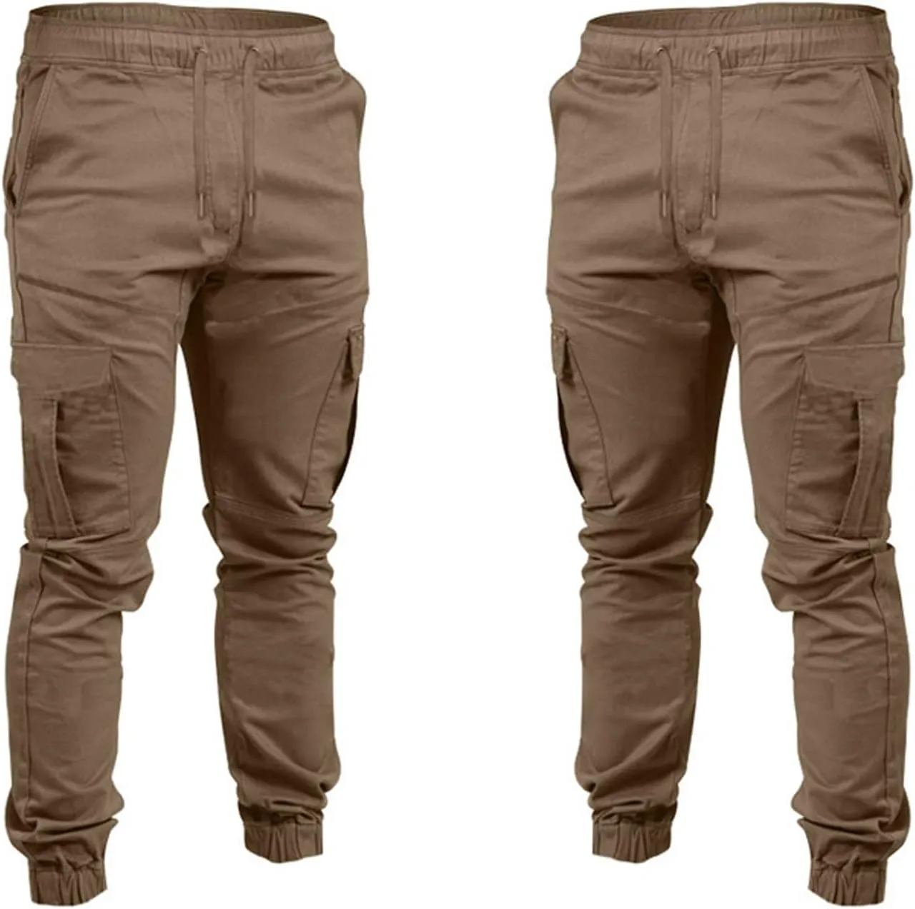 RTRDE Men's Tactical Cargo Pants Winter Jogger Pants Pockets Snow Ski Water Resistant Hiking Pants, M-3XL