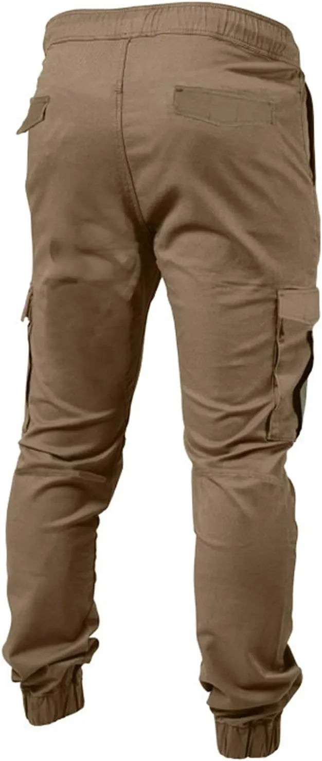 RTRDE Men's Tactical Cargo Pants Winter Jogger Pants Pockets Snow Ski Water Resistant Hiking Pants, M-3XL