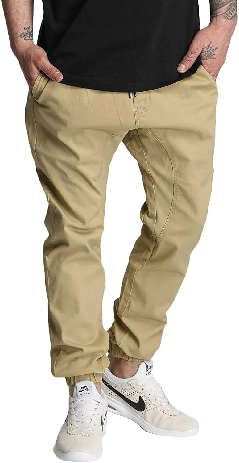 Southpole Men's Basic Stretch Twill Jogger Pants-Reg and Big & Tall Sizes