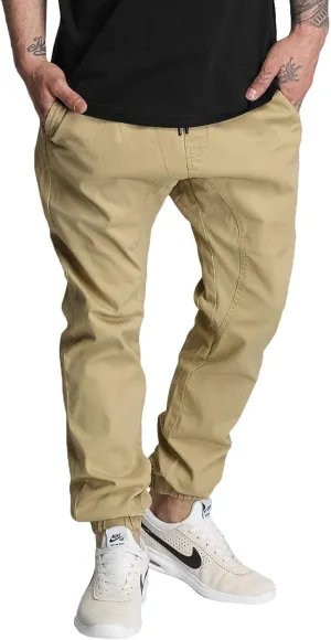 Southpole Men's Basic Stretch Twill Jogger Pants-Reg and Big & Tall Sizes