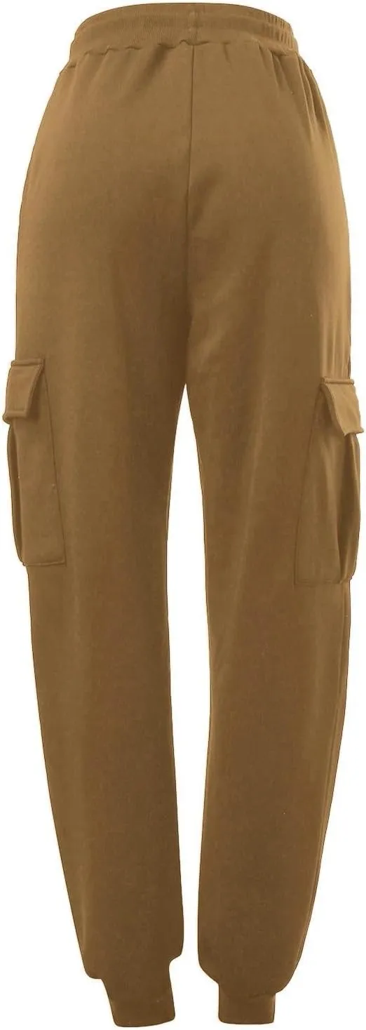 Summer Pants for Women 2024 Women's Cinch Bottom Sweatpants High Waisted Athletic Joggers Straight Leg Trousers