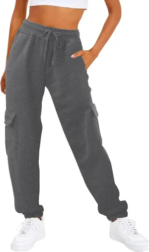 Summer Pants for Women 2024 Women's Cinch Bottom Sweatpants High Waisted Athletic Joggers Straight Leg Trousers