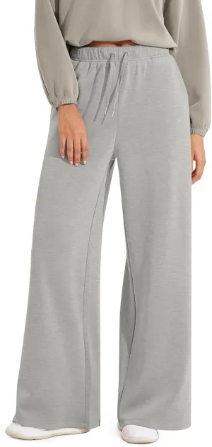 Sweat Pants for Womens Sweatpants Baggy Joggers Wide Leg High Waisted Straight Leg Pull on Jogger Pants with Pockets