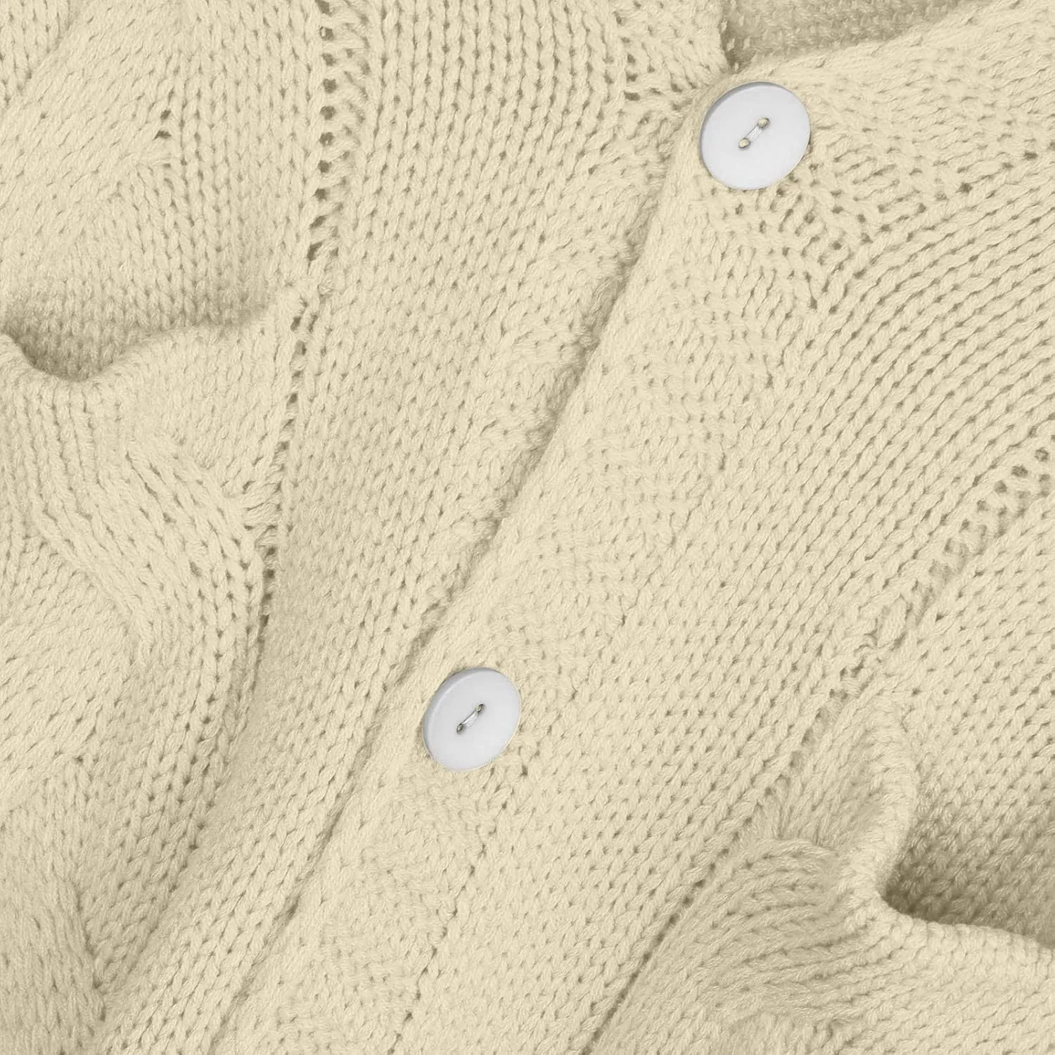 TIMIFIS Plus Size Cardigan Sweaters for Women Winter Knitted Long Coats Casual Buttons Jackets Solid Overcoat with Pocket