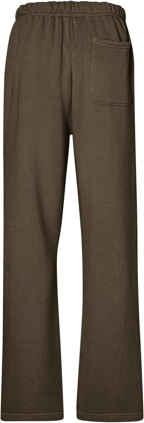 Wide Leg Sweatpants Women Casual Comfy Fleece Lined Joggers Baggy Drawstring Low Rise Sweat Pants with Pockets