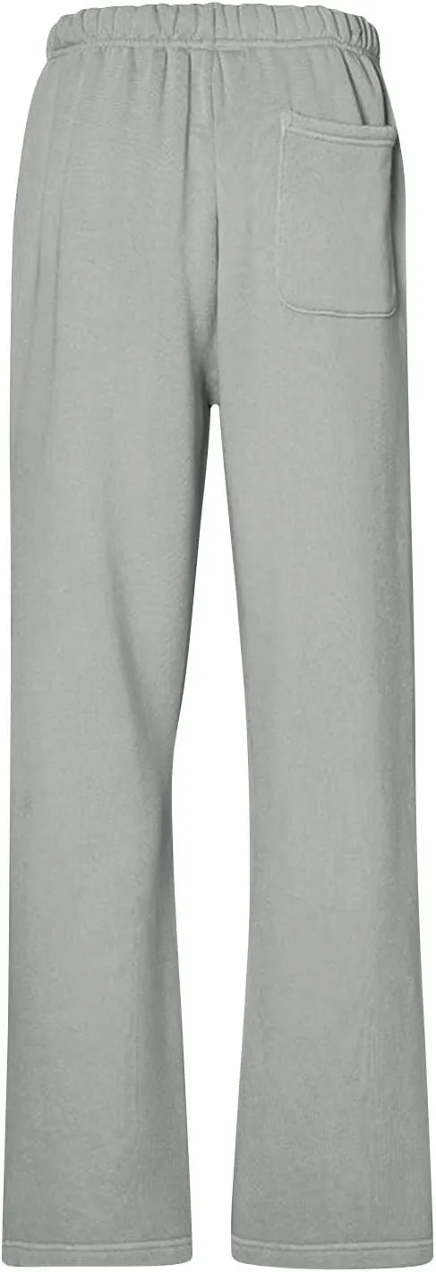 Wide Leg Sweatpants Women Casual Comfy Fleece Lined Joggers Baggy Drawstring Low Rise Sweat Pants with Pockets
