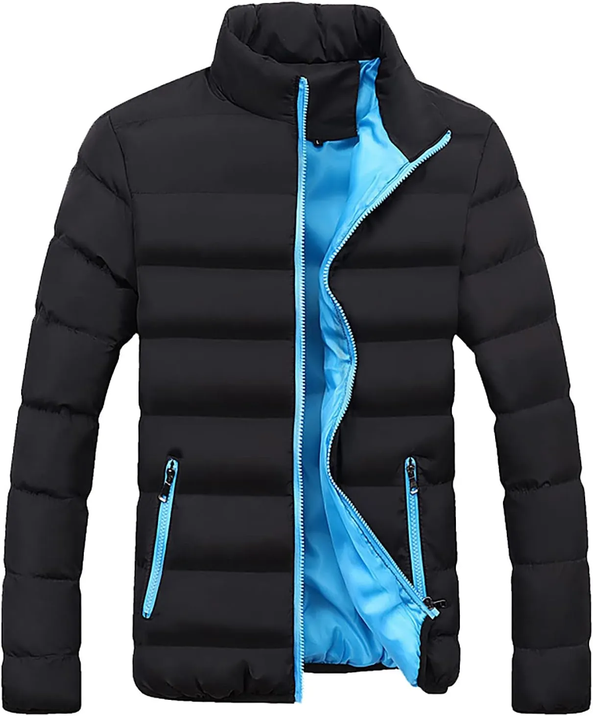 Winter Jackets for Men Puffer Jacket Men Lightweight Warm Puffy Windproof Waterproof Quilted Coat Down Jacket Men