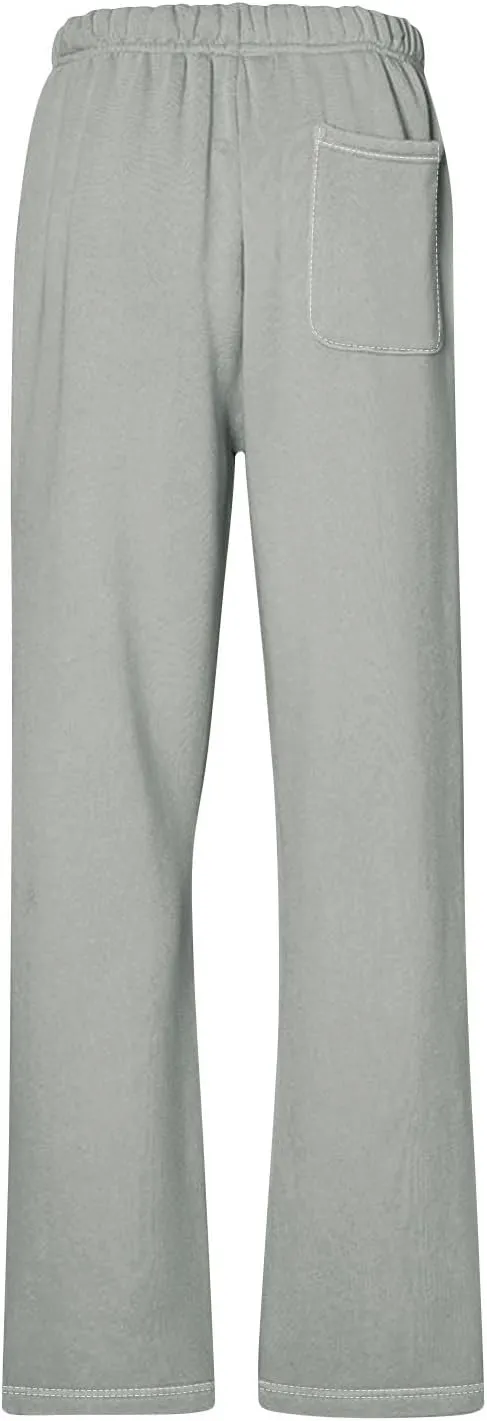 Womens Cargo Sweatpants Oversized Fleece Joggers Fall Fashion Outfits Y2k Clothes 2025 Workout Joggers Pants Pockets