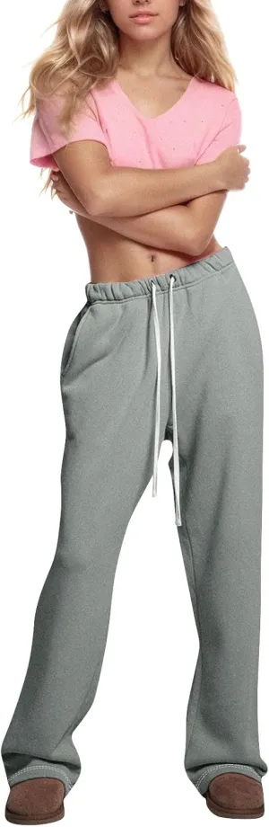 Womens Cargo Sweatpants Oversized Fleece Joggers Fall Fashion Outfits Y2k Clothes 2025 Workout Joggers Pants Pockets