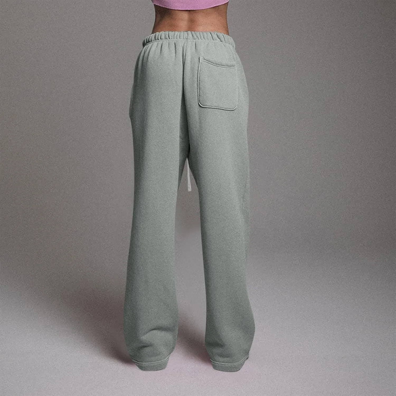 Womens Cargo Sweatpants Oversized Fleece Joggers Fall Fashion Outfits Y2k Clothes 2025 Workout Joggers Pants Pockets