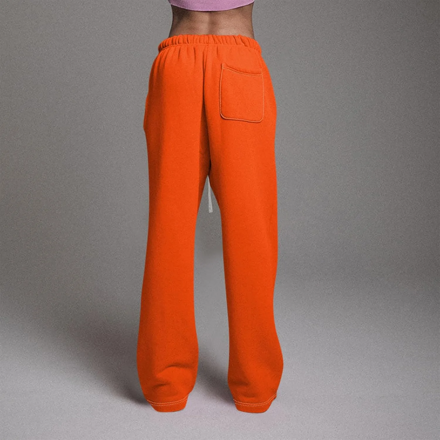 Womens Cargo Sweatpants Oversized Fleece Joggers Fall Fashion Outfits Y2k Clothes 2025 Workout Joggers Pants Pockets