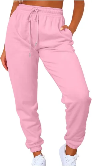 Womens Joggers with Pockets High Waisted Lightweight Workout Travel Casual Outdoor Running Athletic Track Hiking Pants