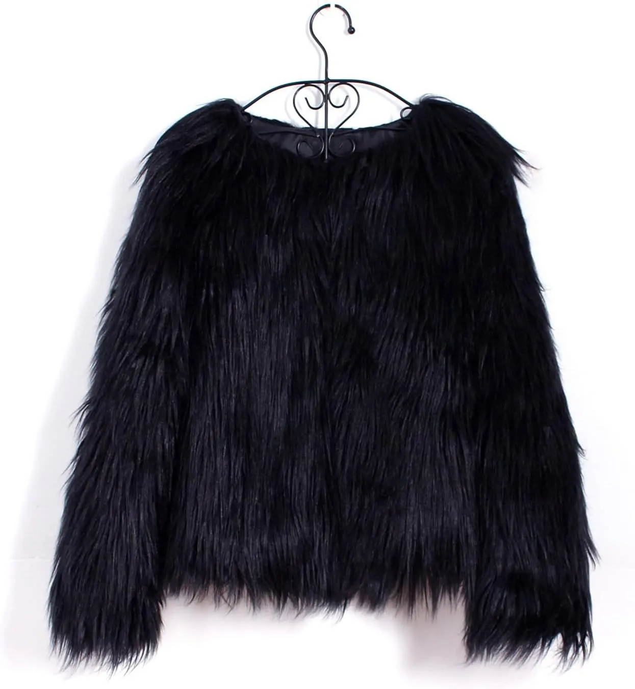 Womens Open Front Faux Fur Cardigan Winter Fashion Oversize Thermal Jackets Casual Long Sleeve Chunky Fuzzy Outwears