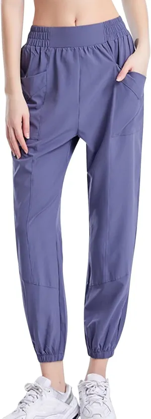 Women's Pants with Pockets High Waisted Lounge Casual Wide Leg Drawstring Sweatpant Baggy 2024 Trendy Baggy Bottom