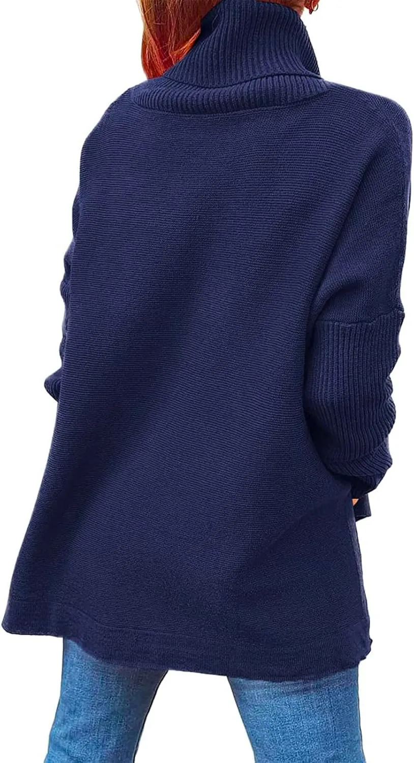 Womens Sleeve Loose Shoulder The Casual Off Pullover Long Knitted Sweater Women's Blouse Pullover Sweater Jacket