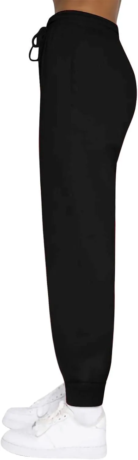 Womens Sweatpants Baggy Drawstring Plus Size Joggers Cinch Bottom Fleece Sweatpants Casual Athletic Joggers with Pockets