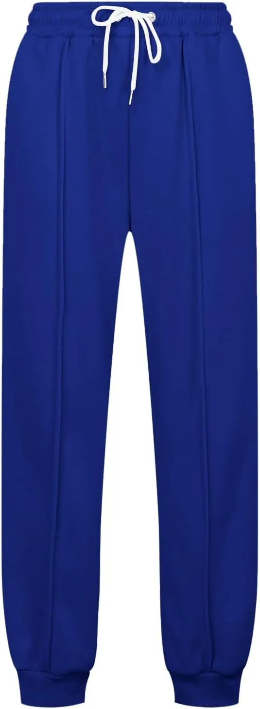 Women's Sweatpants Fleece Lined Joggers Casual Track Pants Winter Warm Thermal Pants Loungwear with Pockets