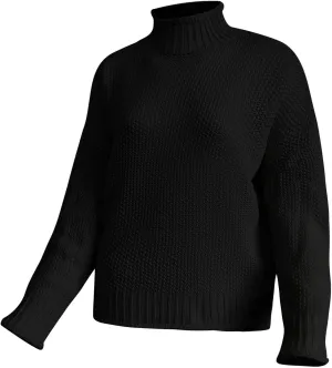 Womens Turtleneck Oversized Long Sleeve Fall Sweater 2023 Plus Size Tunic Pullover Mock Neck Sweaters Ribbed Knit Tops