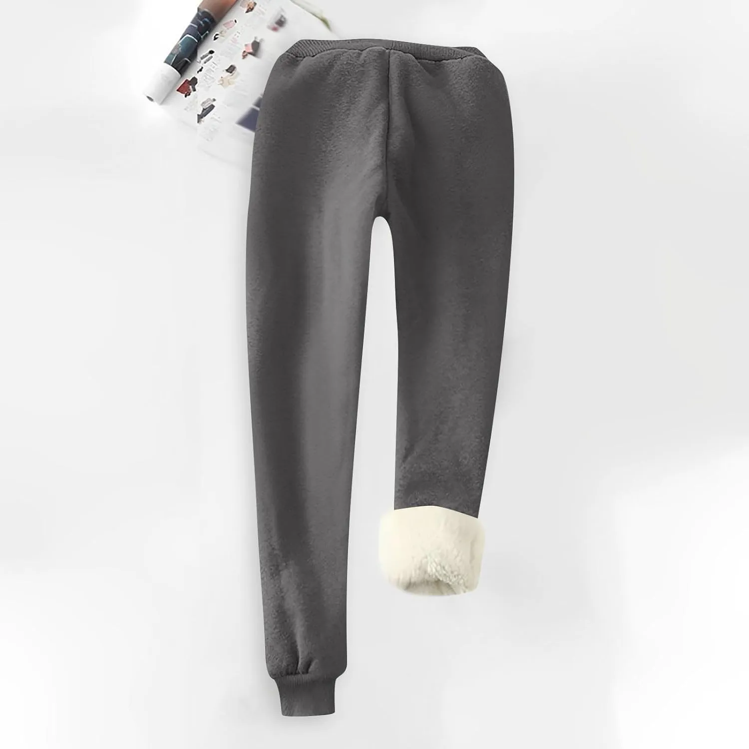 Women's Warm Sherpa Lined Athletic Sweatpants Jogger Fleece Pants
