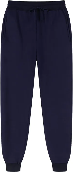 XOWRTE Womens Wide Leg Sweatpants Casual Loose Joggers Solid Color Lounge Pants Fleece Lined Workout Leggings Yoga Trousers