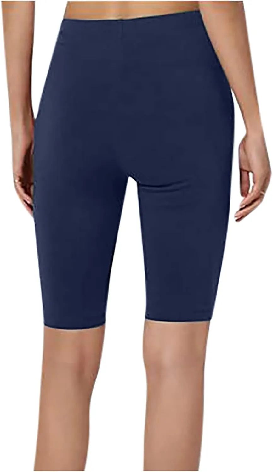 Yoga Shorts for Women High Waisted Soft Tummy Control Biker Shorts Gym Fitness Shorts Athletic Workout Running Shorts